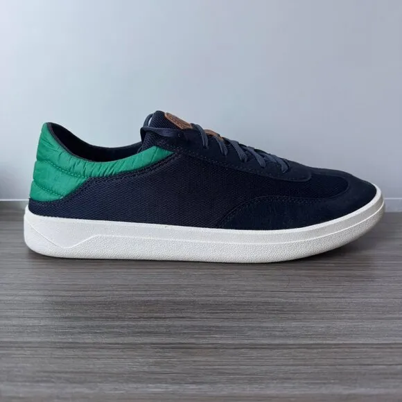 OluKai Men's Punini Sneakers Shoes $140 in Navy/Bamboo
