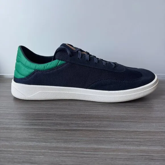 OluKai Men's Punini Sneakers Shoes $140 in Navy/Bamboo