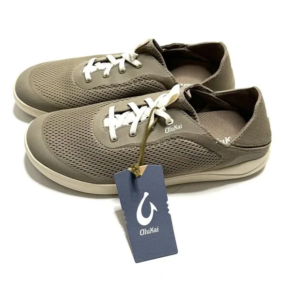 Olukai Moku Pae Men’s Sneakers Clay/Tapa #10472-1020 New Size 10.5 M, 43.5 Shoes