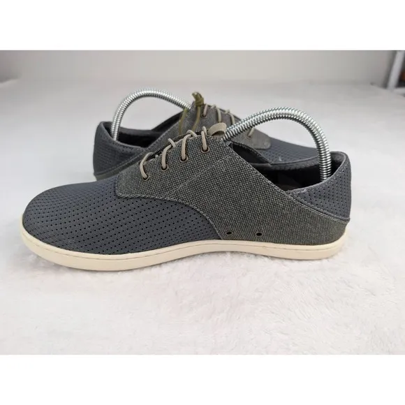Olukai Nohea Moku Shoes Mens sz 8 Charcoal/Clay Slip On NWT
