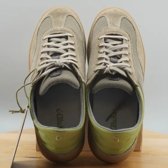OluKai Punini Mens Size 10 Shoes Casual Comfort Sneakers Clay Lemon Grass NEW