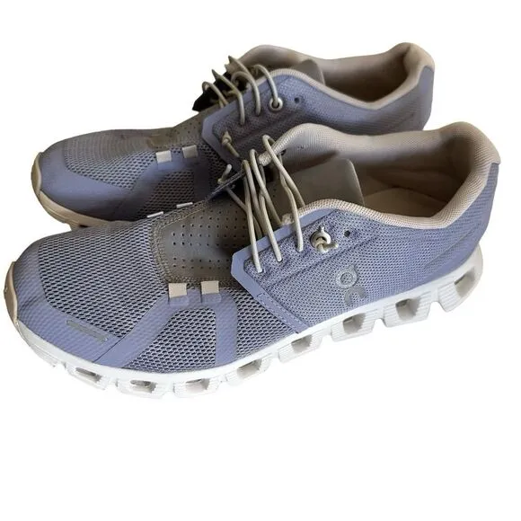 ON Cloud 5 Running Shoes Lightweight &amp; Breathable Nimbus Alloy Size 8.5 Womens