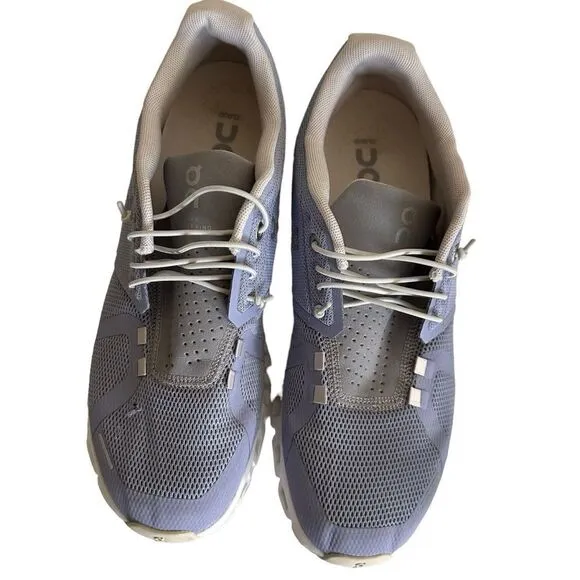 ON Cloud 5 Running Shoes Lightweight &amp; Breathable Nimbus Alloy Size 8.5 Womens