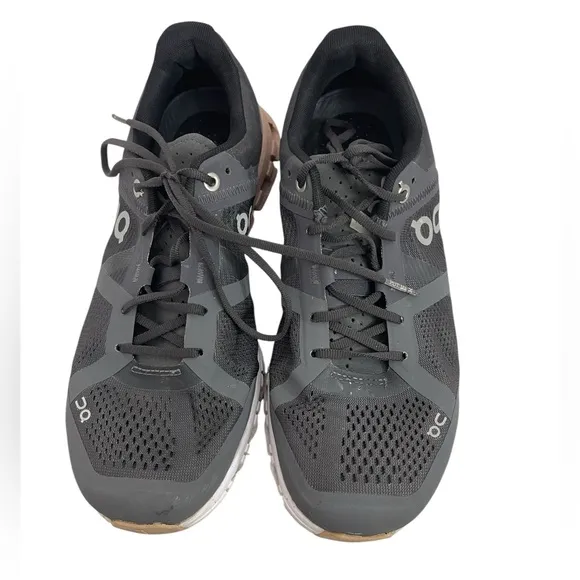 On Cloudflow Tech Running Shoes Rock/Rose Women's 7.5 Performance Wear Active