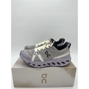On Cloudsurfer Trail Size 6 Womens Seedling Lilac Purple Black Running Shoes
