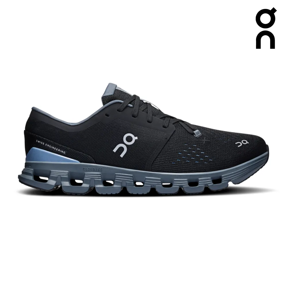 On Men Cloud X 4 - Black / Chambray