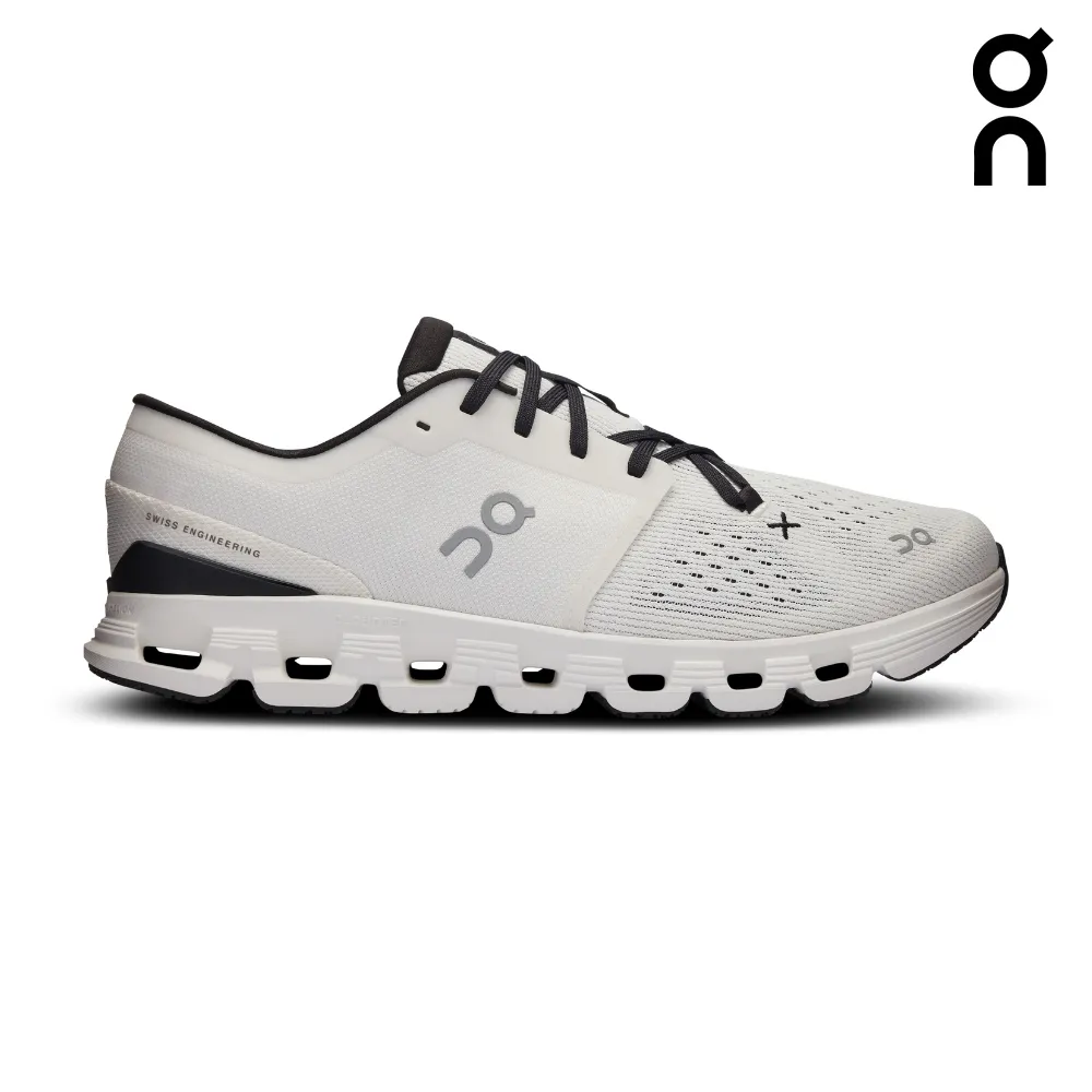 On Men Cloud X 4 - Ivory / Black