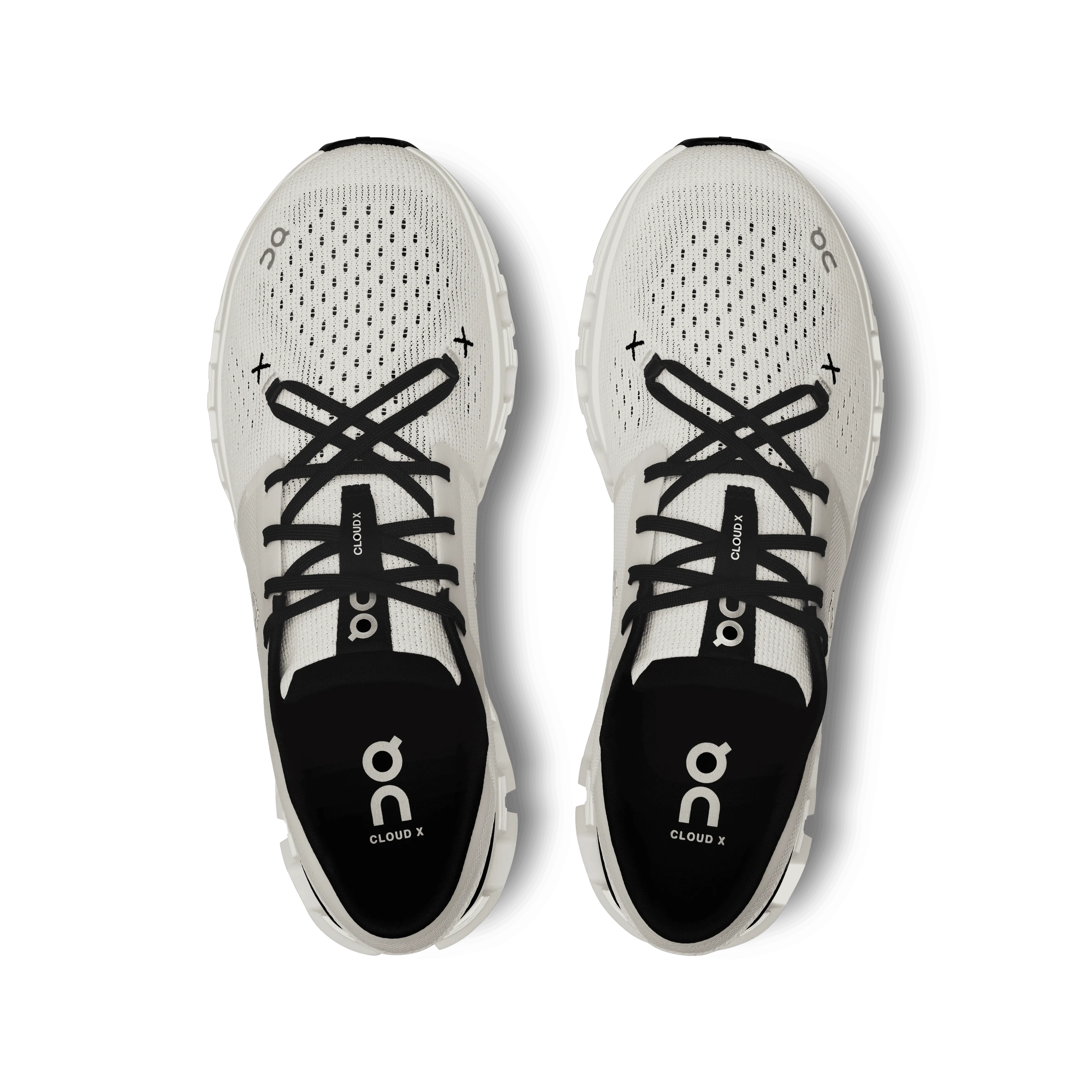 On Men Cloud X 4 - Ivory / Black