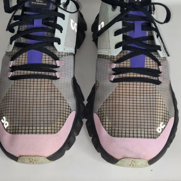 ON RUNNING CLOUD X Shift Surf Vapor GREY PINK GRAY 7.5 STAINS