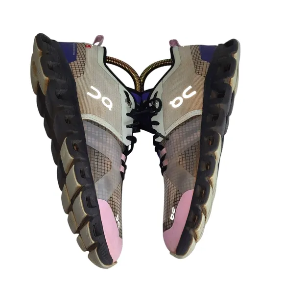 ON RUNNING CLOUD X Shift Surf Vapor GREY PINK GRAY 7.5 STAINS