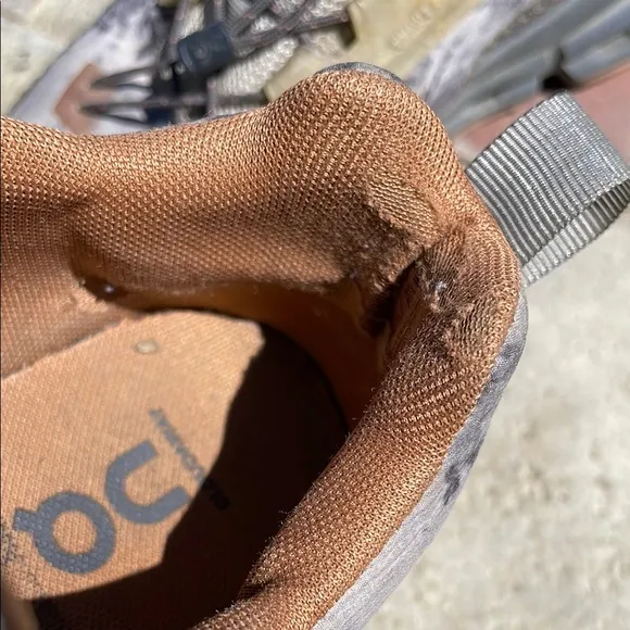 On Running Cloudaway Gray and Brown Athletic Shoes with Quick-Lace System