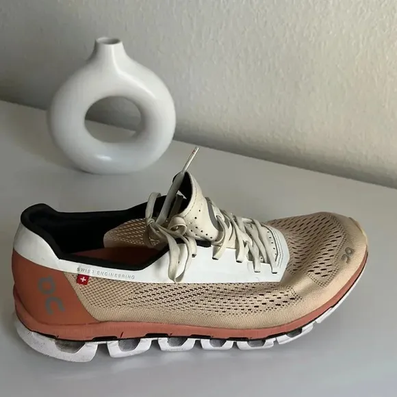 On Running On Cloudboom Women's Running Shoes in Savannah White Size 8.5