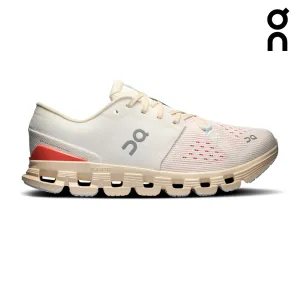 On Women Cloud X 4 - Ivory / Salmon