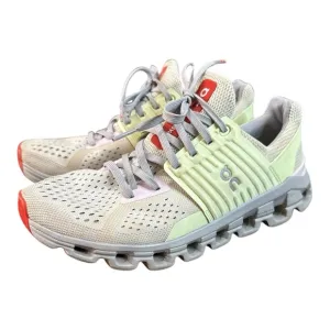 ON Women's Cloudswift Running Shoes, Ice/Oasis