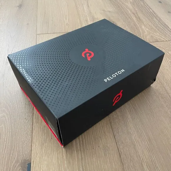 Peloton Cycling Shoes 43 Men 10 Women 12 Black Red Cleats White Box PL-SH-B-43