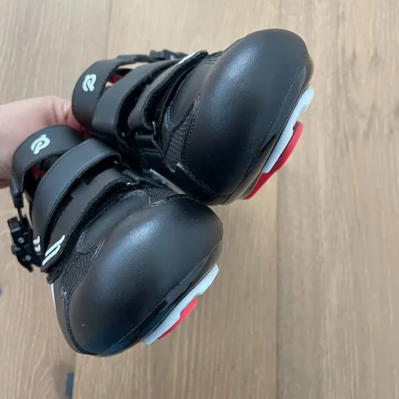 Peloton Cycling Shoes 43 Men 10 Women 12 Black Red Cleats White Box PL-SH-B-43