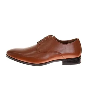 Perry Ellis Portfolio Leather Dress Shoes Brown 10.5 M NEW