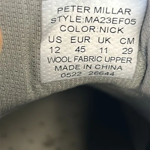 PETER MILLAR Crown Sport Men's Glide Performance Wool Sneaker