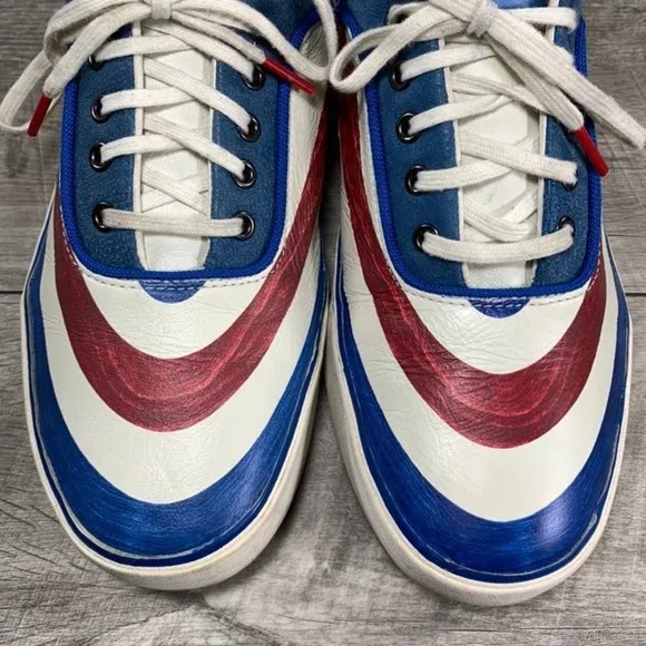 Puma Alexander McQueen Men's Deck Low II Leather Sneakers Shoes Trainers Size 9