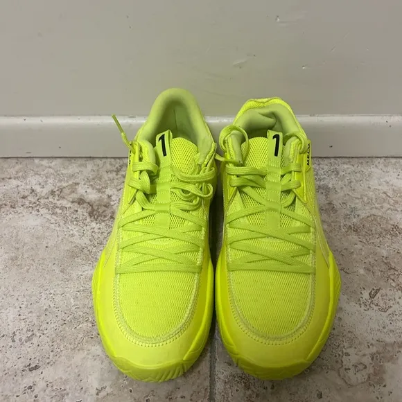 Puma Court Rider 1 LaMelo Ball Basketball Shoes Yellow 376512‑01 Men Sz 11 New