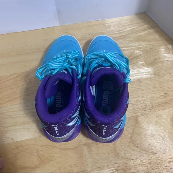 Puma‎ Lamelo Ball MB.02 Big Kid 'Queen City' Basketball Sneaker 379780-01 Size 6
