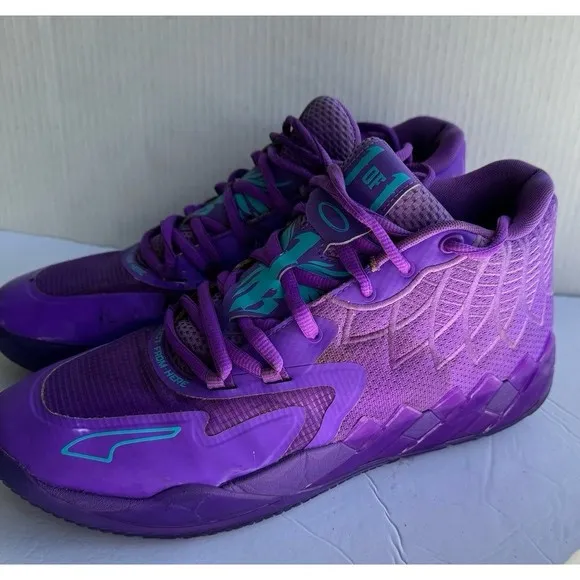 Puma MB.01 LaMelo Ball Queen City Basketball Shoes Purple 377237-10 Mens Sz 13