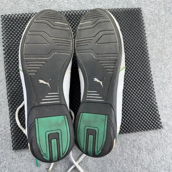 Puma Mercedes AMG Petronas Motorsport Shoes Men 10.5 White Green Racing Sneakers