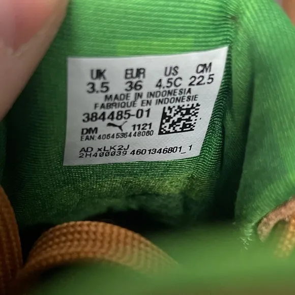 Puma MINECRAFT x Suede “Grass Block” Edition Shoes Size 4.5C