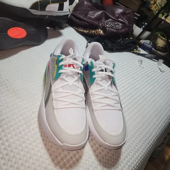PUMA NWOT MENS SZ 17 2K COURT RIDER WHITE ULTRA BASKETBALL SNEAKER SHOES