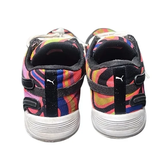 Puma TRC Blaze Court Lava 37739601 Mens Black Athletic Basketball Shoes US 8