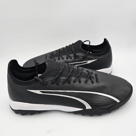 Puma Ultra Ultima Cage Turf Black Soccer Shoes