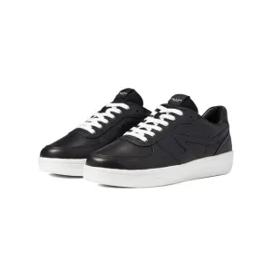 RAG &amp; BONE Womens Black Retro Court Toe Platform Leather Sneakers Shoes 37.5