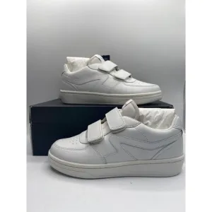 Rag &amp; Bone Women's White Leather Retro Court Stap Sneaker Shoes Size 6.5 NIB