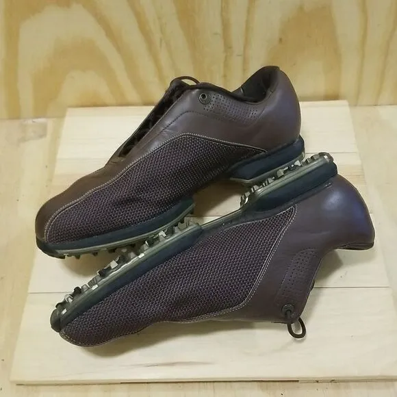 RARE 2008 Nike Tiger Woods Collection Golf Shoes Brown  Mens SZ 10.5 Wide
