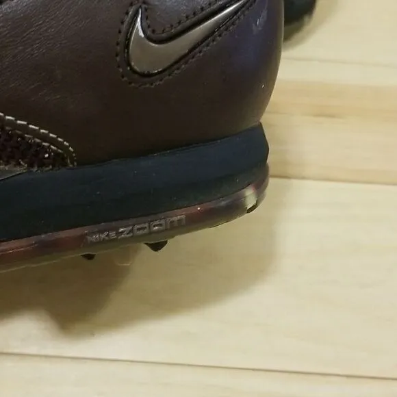 RARE 2008 Nike Tiger Woods Collection Golf Shoes Brown  Mens SZ 10.5 Wide