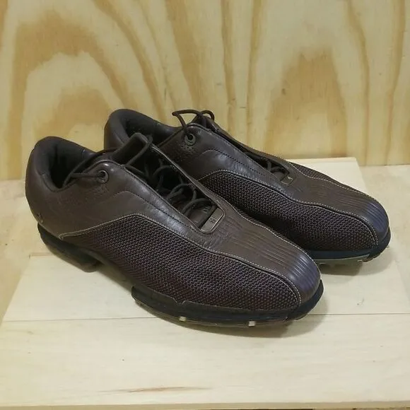 RARE 2008 Nike Tiger Woods Collection Golf Shoes Brown  Mens SZ 10.5 Wide