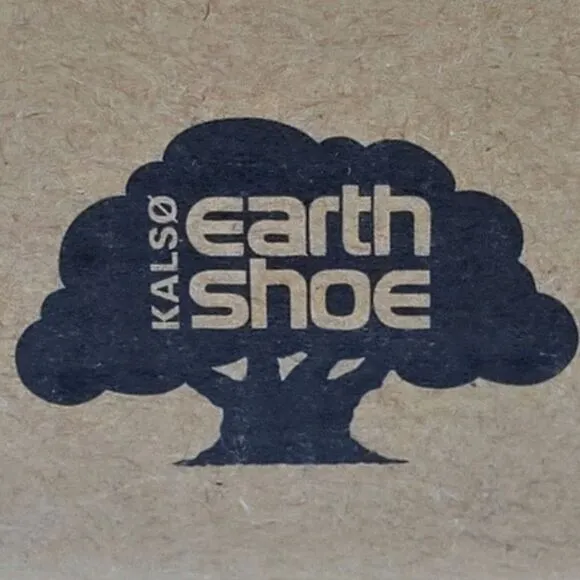 Rare Dead Stock KALSO Earth Shoe Darby Mens Negative‎ Heel Brown Yellow Size 12
