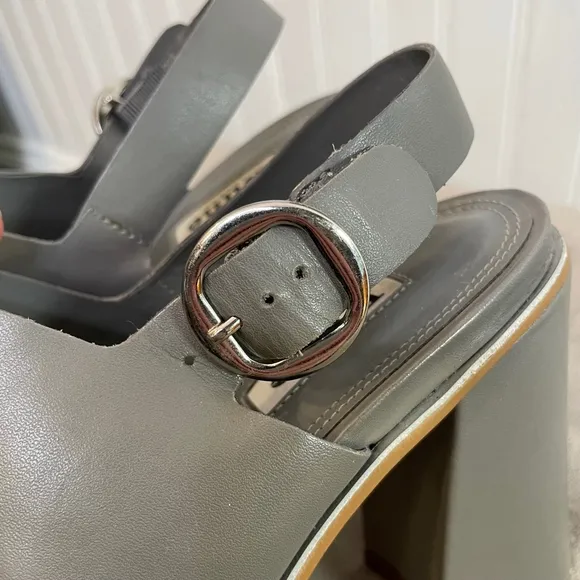 Rare Dune London Chunky Sandal Heels - Designer Statement, Size 39 (US 8) 🌈✨