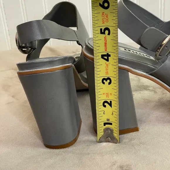 Rare Dune London Chunky Sandal Heels - Designer Statement, Size 39 (US 8) 🌈✨