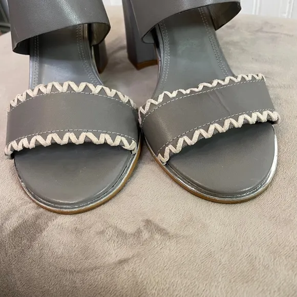 Rare Dune London Chunky Sandal Heels - Designer Statement, Size 39 (US 8) 🌈✨