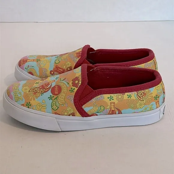 Rare EUC Coca Cola 1971 Unity Collection shoes kids US 5 Mex 22  Multicolor