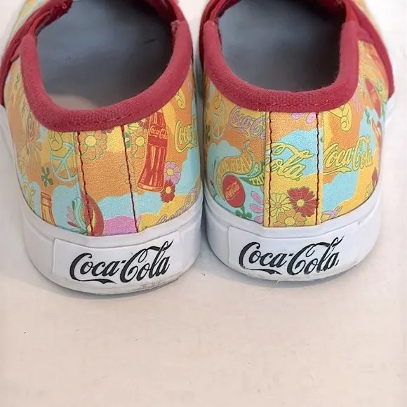Rare EUC Coca Cola 1971 Unity Collection shoes kids US 5 Mex 22  Multicolor