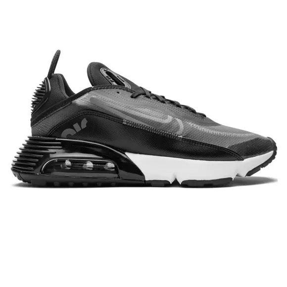 RARE NIKE Air Max 2090 Black Wolf Gray  White Women’s 7.5 - 8 Shoes Sneakers
