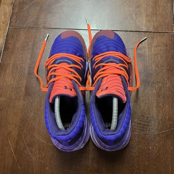 Rare Under Armour Anatomix Spawn Low Curry Voodoo Basketball‎ Shoes Mens 7.5