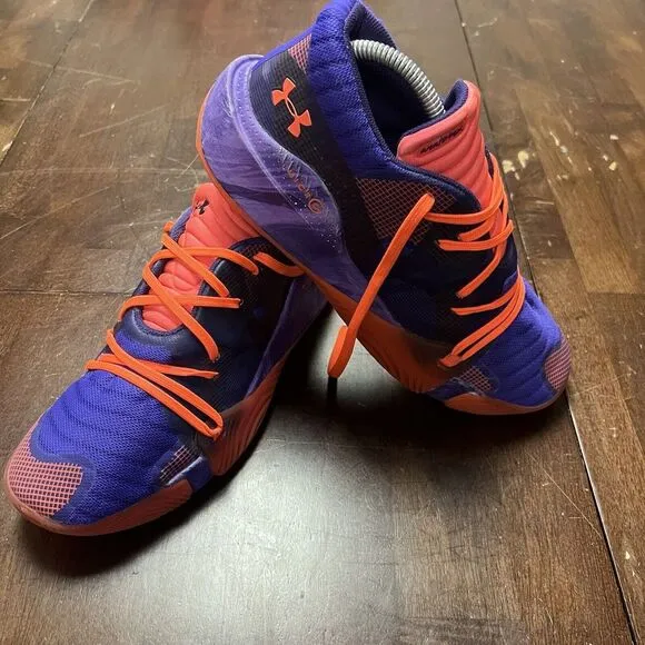 Rare Under Armour Anatomix Spawn Low Curry Voodoo Basketball‎ Shoes Mens 7.5