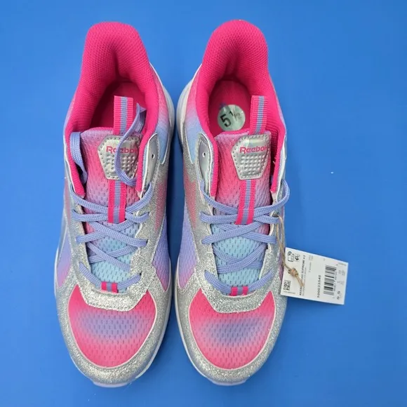 Reebok Girl's Sparkle Road Supreme 4.0 Alt Sneaker Size 5.5 Junior NEW