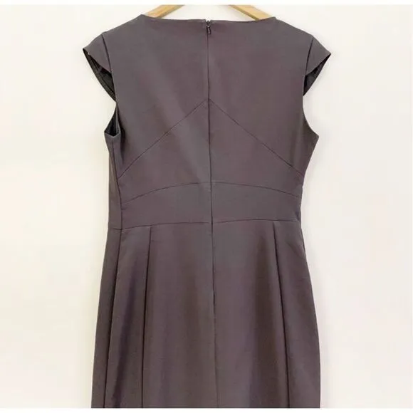 Reiss Fede Tailored Cap Sleeve Dress Lavender size 8