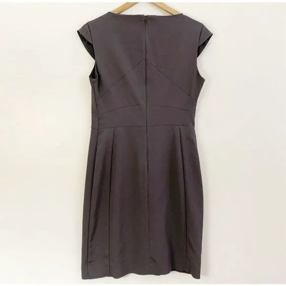 Reiss Fede Tailored Cap Sleeve Dress Lavender size 8