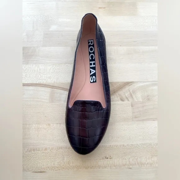 ROCHAS Leather Opera Court Shoes