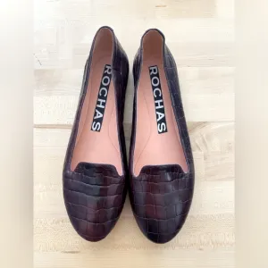 ROCHAS Leather Opera Court Shoes